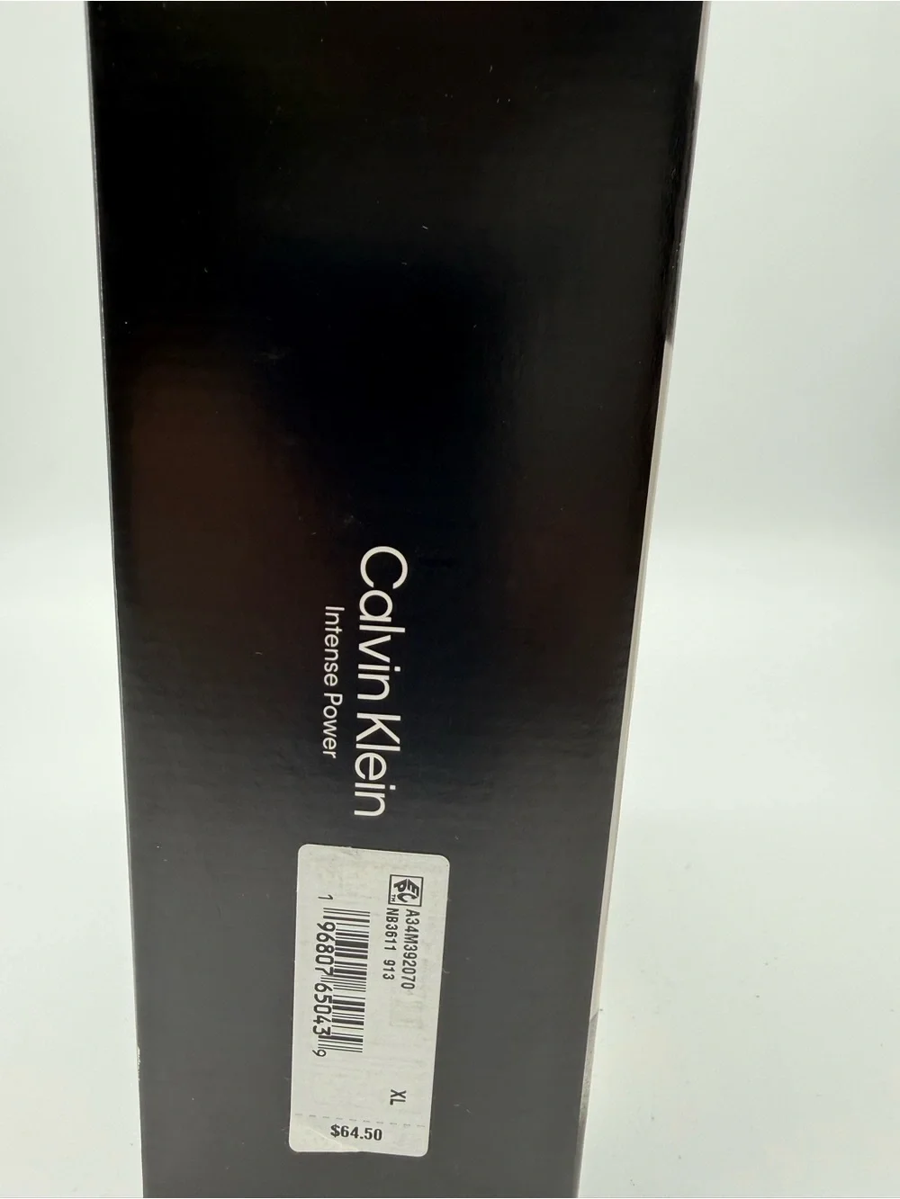 Calvin Klein Intense Power Low Rise Trunk - Black with Blue Accent Pack of 3